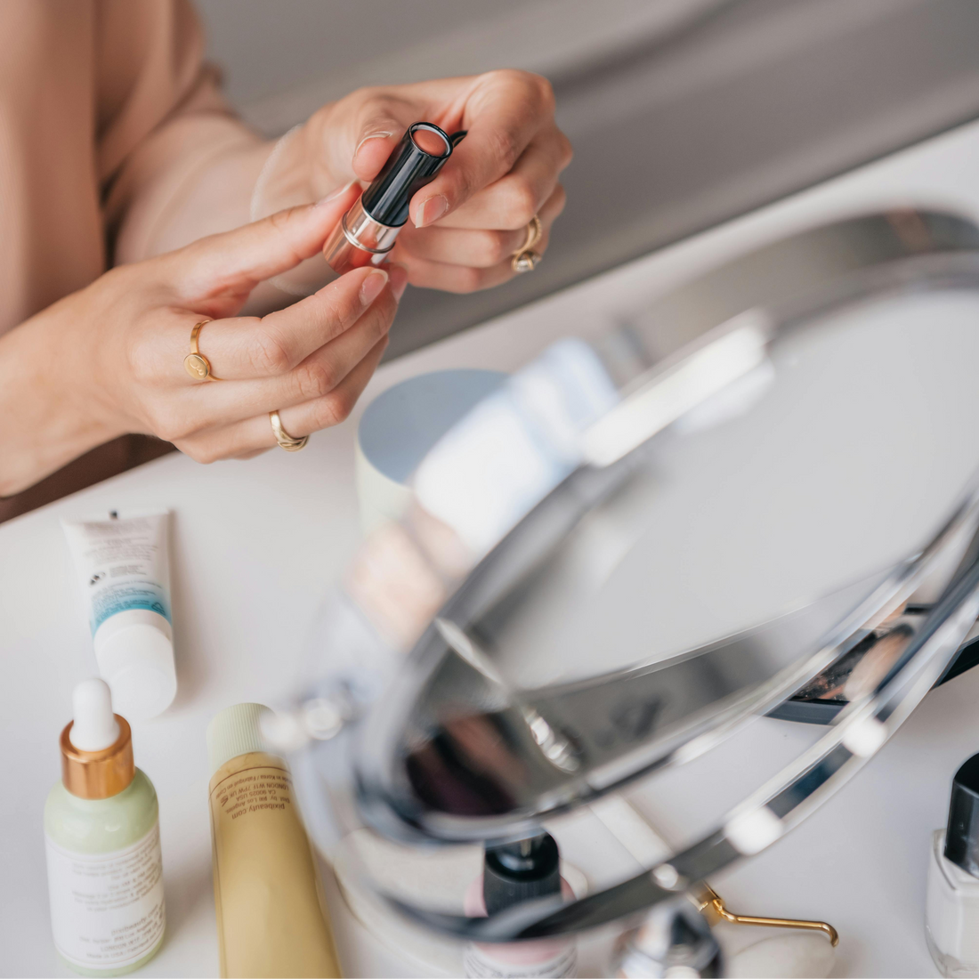 Rangement de printemps? Oubliez pas votre trousse cosmétique!